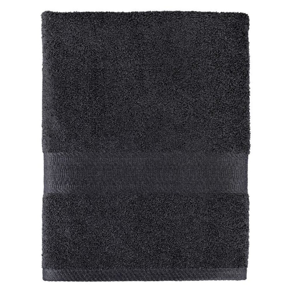 The Big One Solid Bath Sheet Black